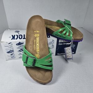 Birkenstock Molina Birk-flor Graceful Green Slide Sandal Size EU 35 Nar W4 or Y2